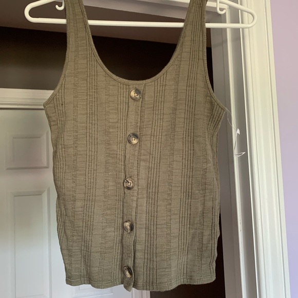 American Eagle Green Tank top - Picture 1 of 2